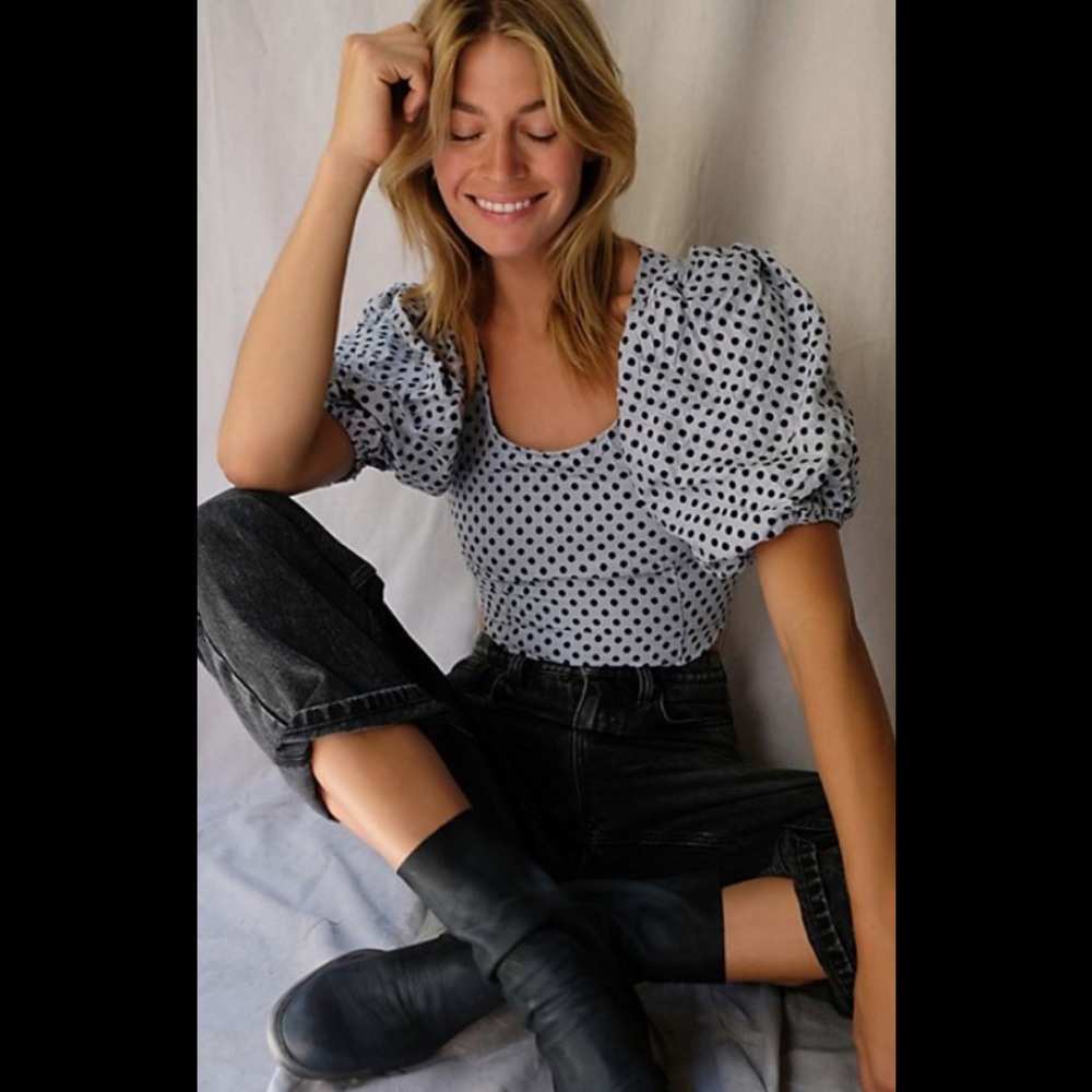 Free People Cropped Blouse